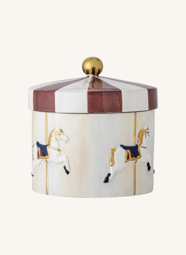 Bloomingville Mini - Aufbewahrungsbox Karussell | Beige