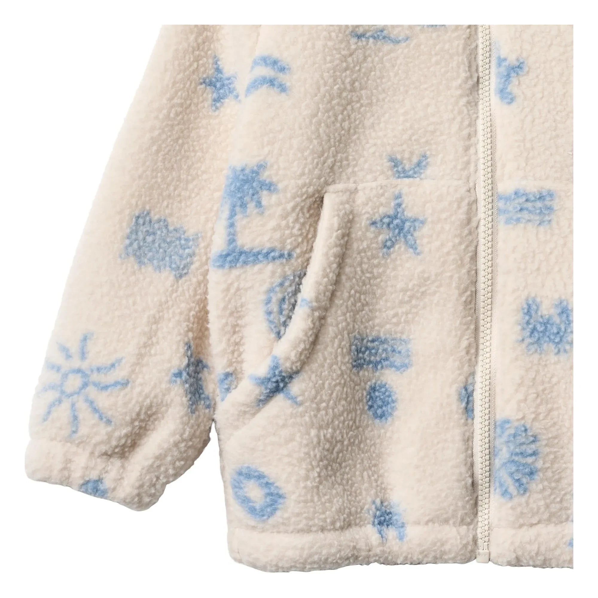 Wheat - Helge Beach Recyceltes Faser Sherpa Jacke | Ecru