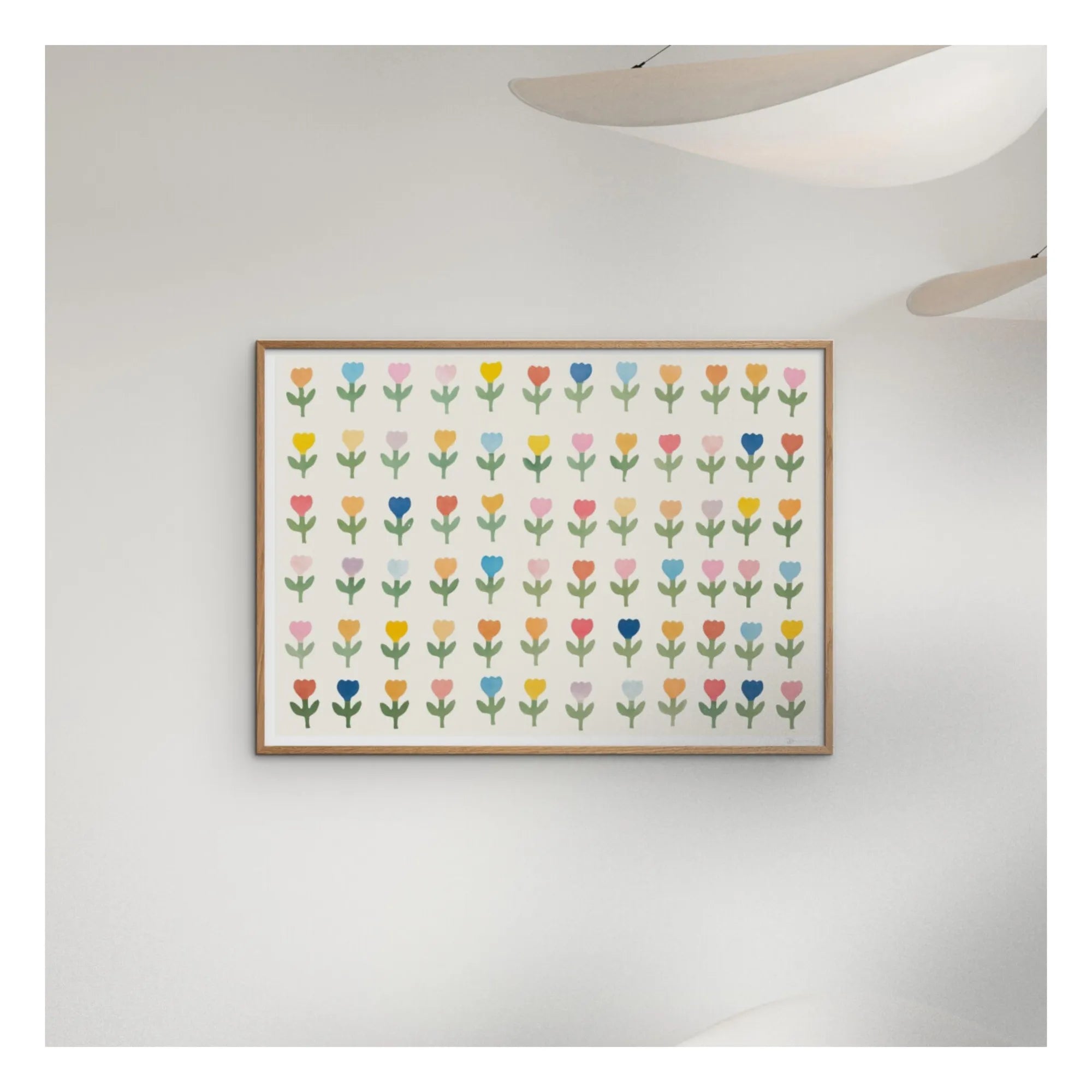 Poster und Rahmen – 72 Blumen Poster