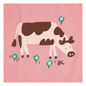 Bobo Choses - Farm T-shirt Organik pamuk | Pembe