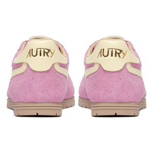 Autry – Windspin Low zweifarbige Sneakers aus Wildleder und Leder | Pink
