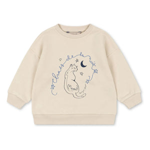 Konges Sløjd - Lou Chat Sweat Bio-Baumwolle | Creme