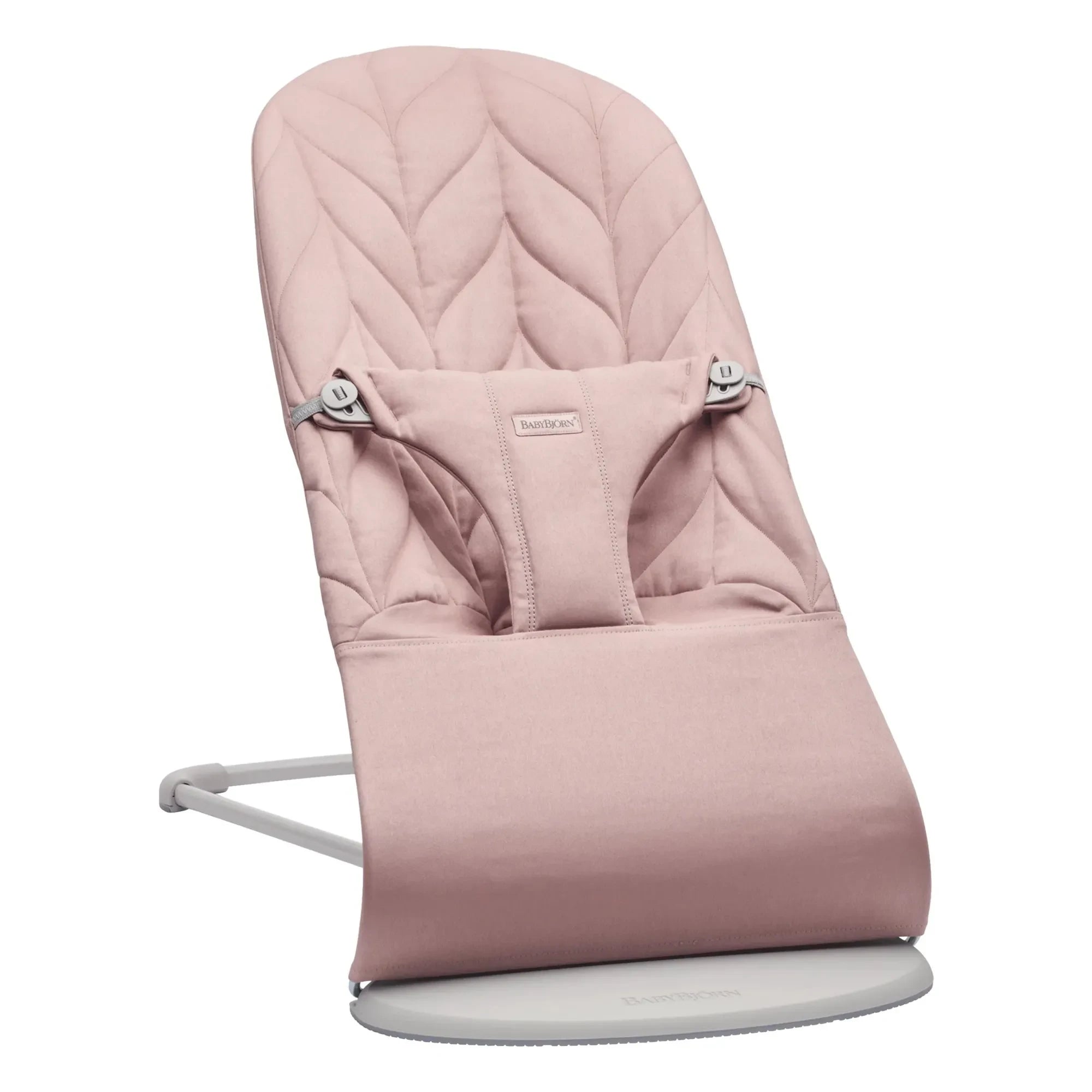 BabyBjörn - Babywippe Bliss mit gestepptem Stoff aus Baumwolle | Rosa
