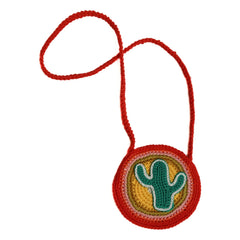 Kalinka - Häkeltasche Kaktus | Rot