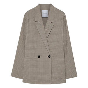 Pomandère - Karierte Baumwolljacke | Creme