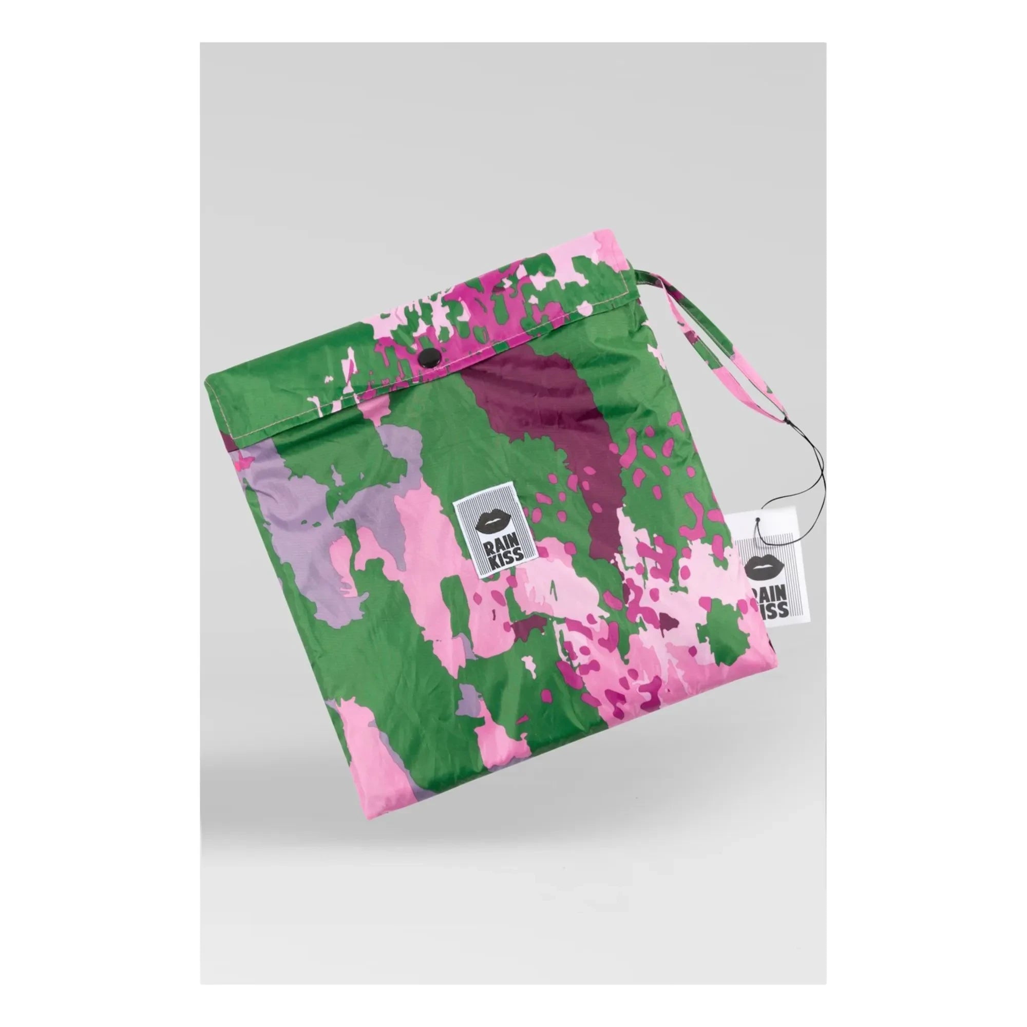 Rainkiss - Digi Spring Camo Regenponcho | Lila
