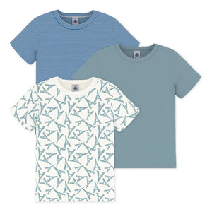Petit Bateau - 3er-Set Eiffelturm-T-Shirts | Grün