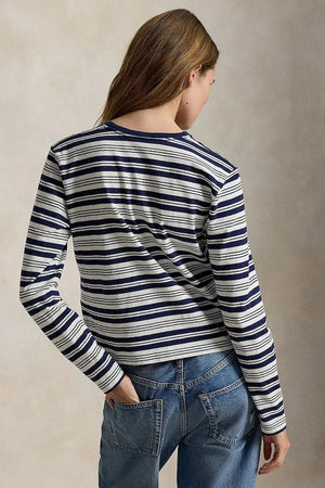 Polo Ralph Lauren kadın pamuk uzun kollu bluz