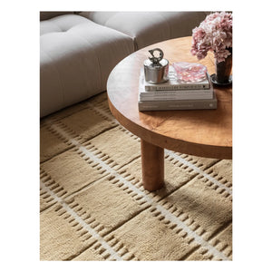 Layered - Wollteppich Lilly | Senf