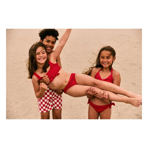 Beachlife - Rüschenbadeanzug | Rot