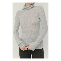 American Vintage - Razpark Polo-Pullover aus Wolle | Hellgrau