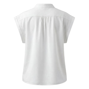 Hod - Amandine Baumwollbluse | Creme