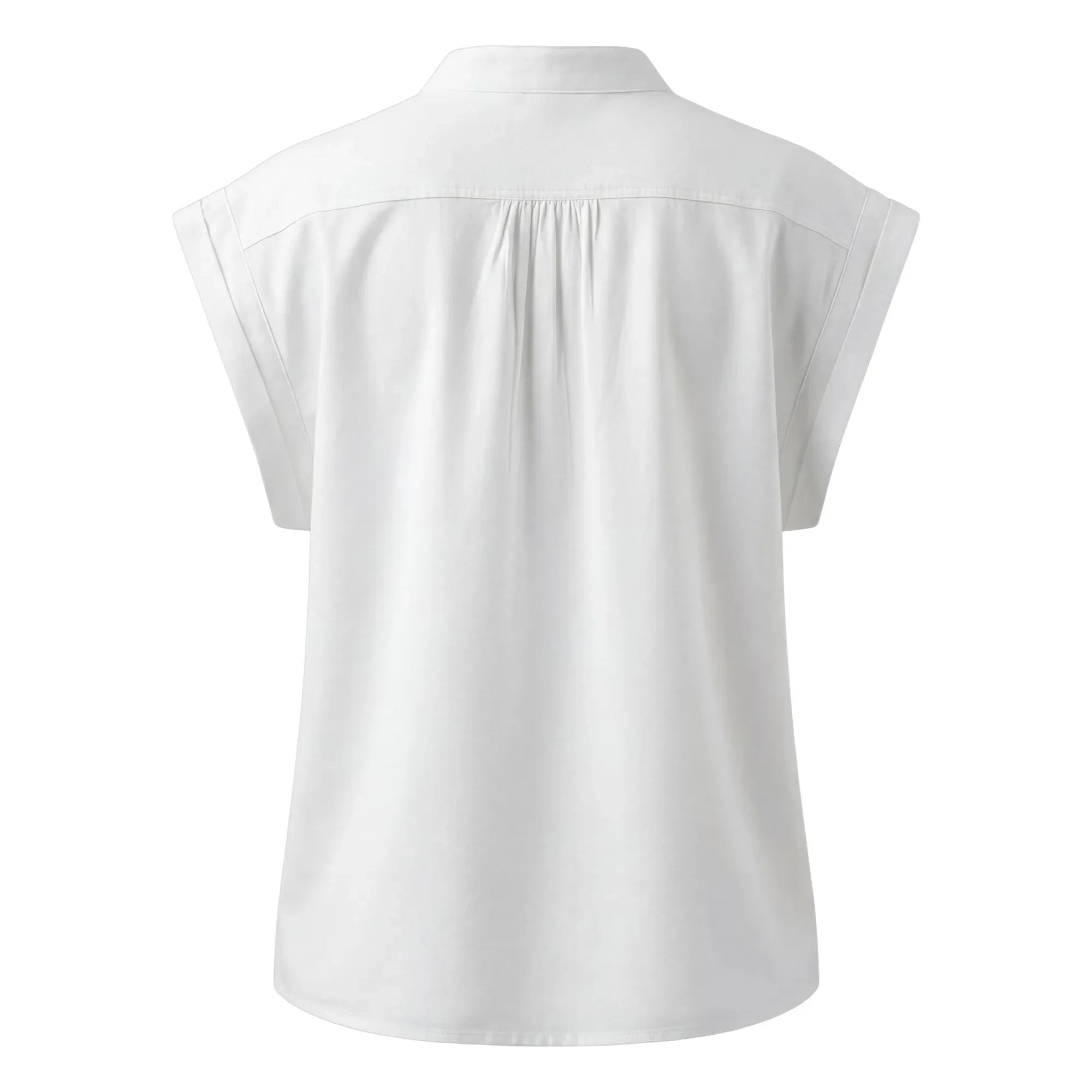 Hod - Amandine Baumwollbluse | Creme