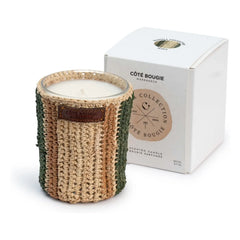 Côté Bougie - Raffia Maya Kerze - Minze & Tee