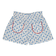Hallo Simone - Dalhia-Shorts in erdiger Farbe | Weiß