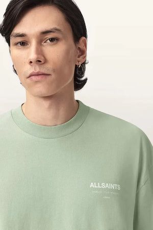 AllSaints Herren Baumwoll Oversize T-Shirt
