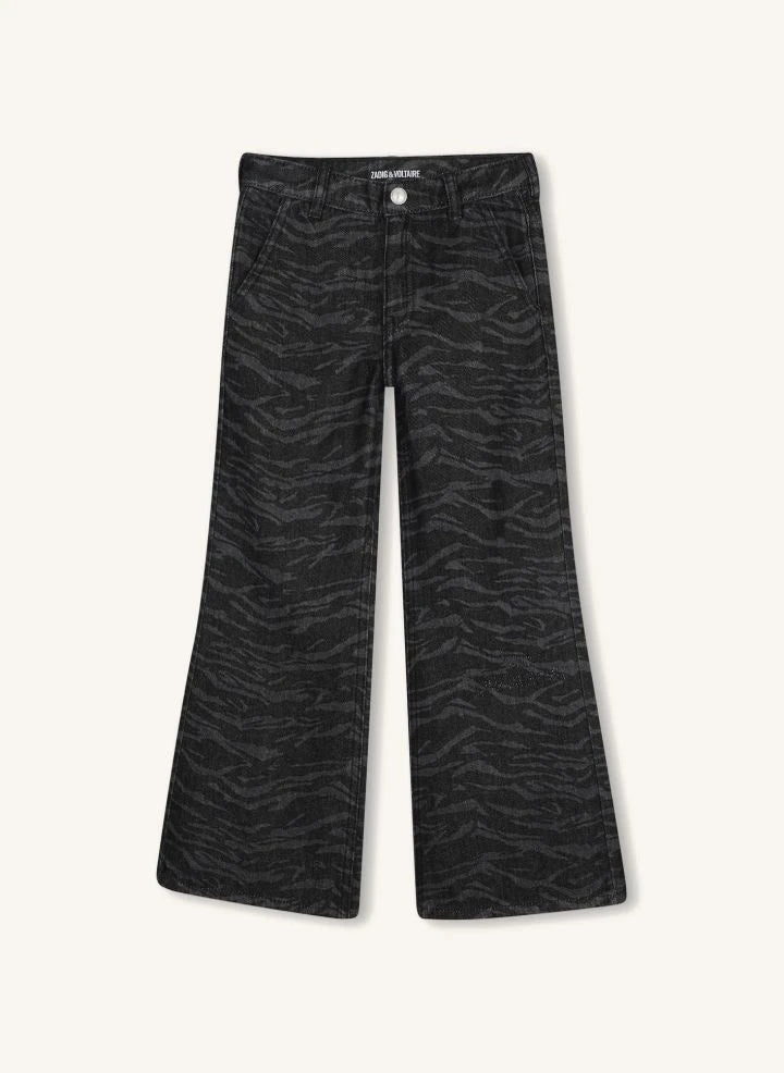 Zadig & Voltaire - Jean Victoria Zebra | Jeans schwarz