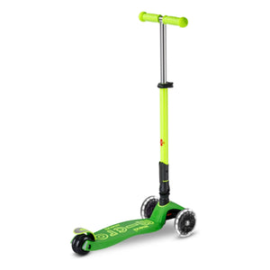 Micro - Maxi Faltbarer Neon LED Scooter | Grün
