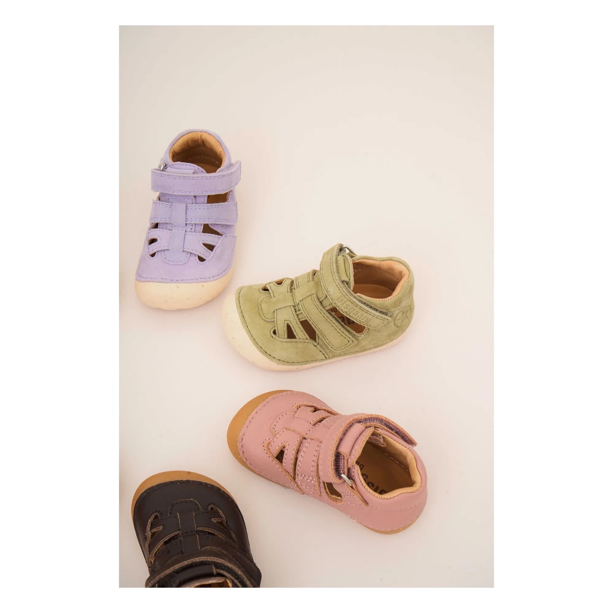 bisgaard - Sandalen mit Kratzern | Salbei