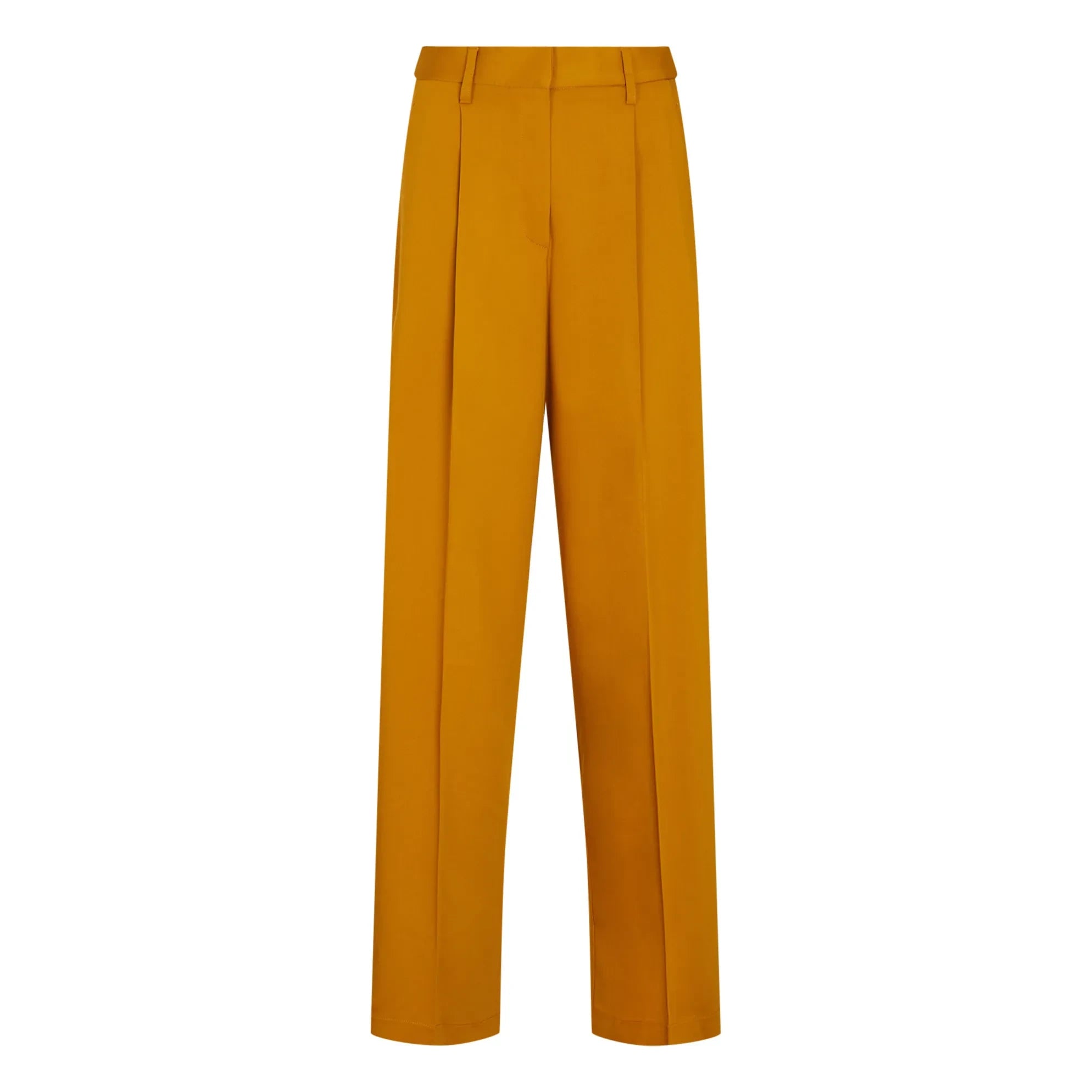Forte Forte - High-Waist-Hose | Goldbraun