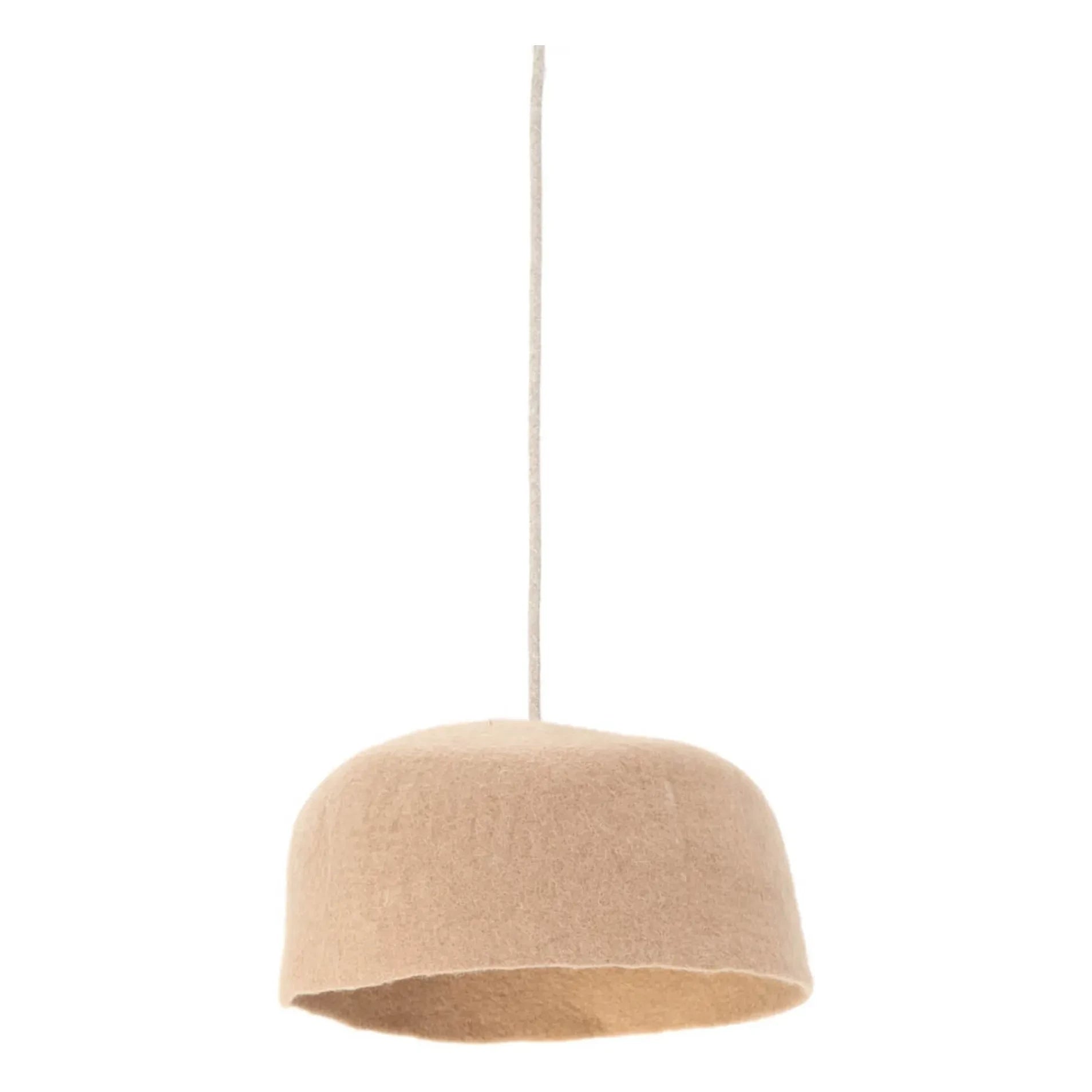 Muskhane - Filz Jurte Tischlampe | Beige