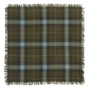 Bompard - Swann Tartan Kaşmir Mini Eşarp | Olive
