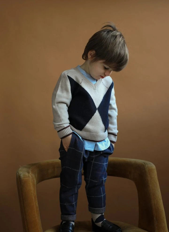 1+ in the family - Kasper Merino-Wollpullover | Beige