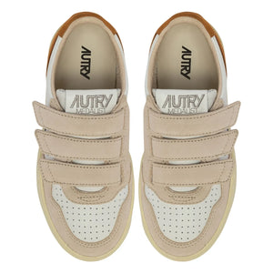 Autry - Kids Kidstripes Low Tricolor Wildleder-Sneaker | Camel