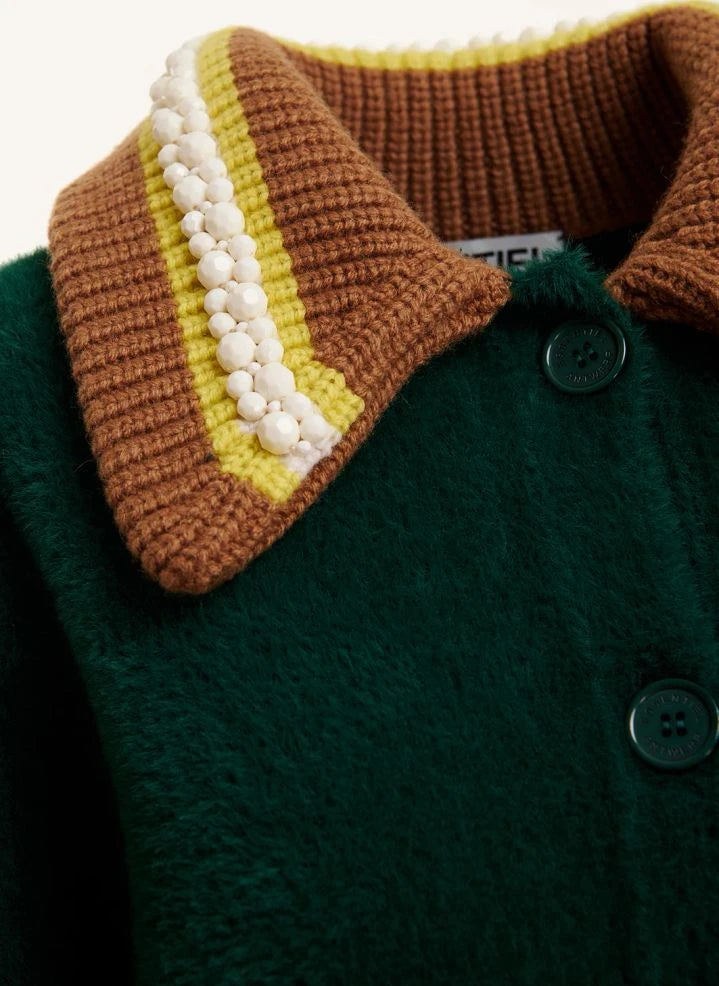 Essentiel Antwerp - Kamore Cardigan | Waldgrün