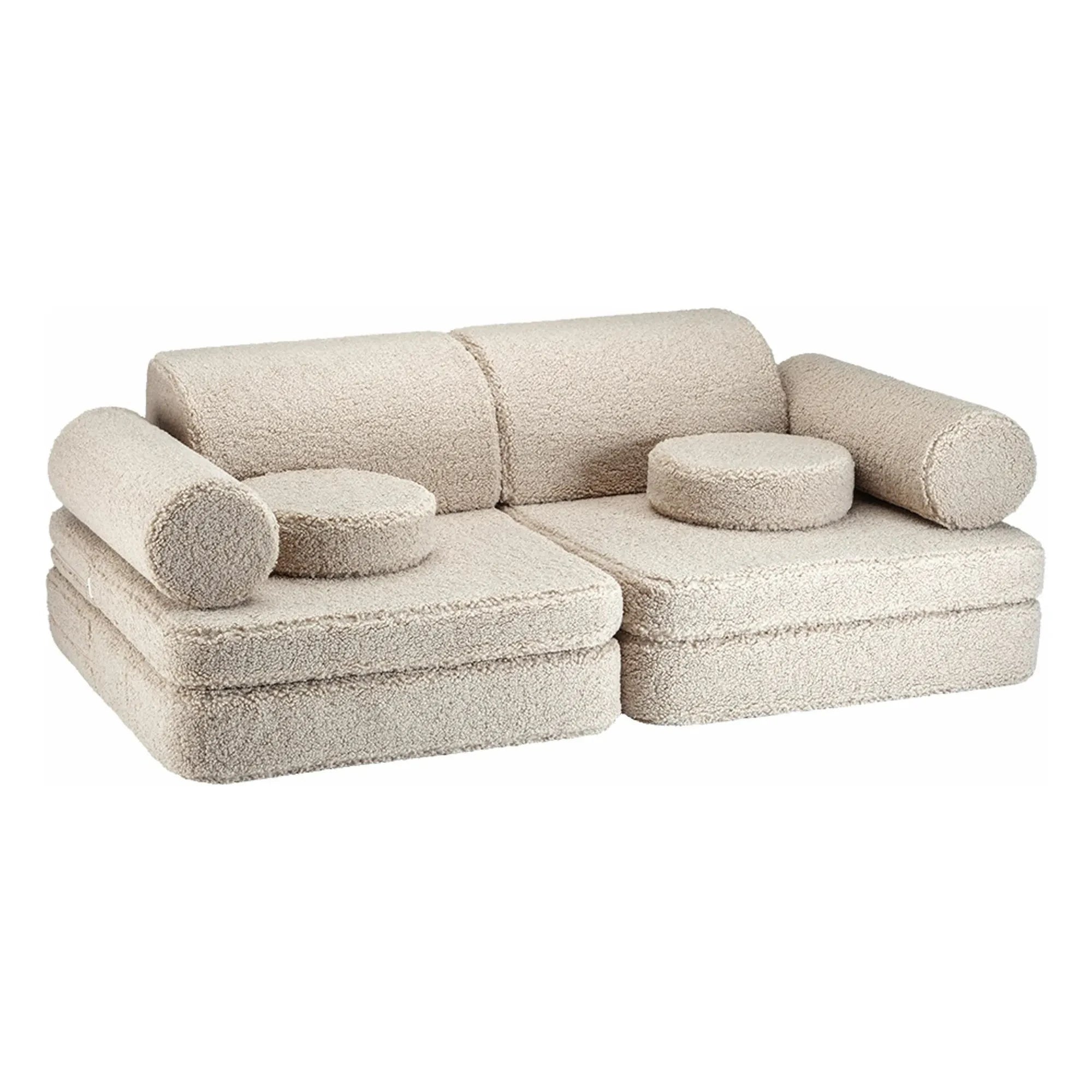 Wigiwama - Modulares Plüschsofa | Beige