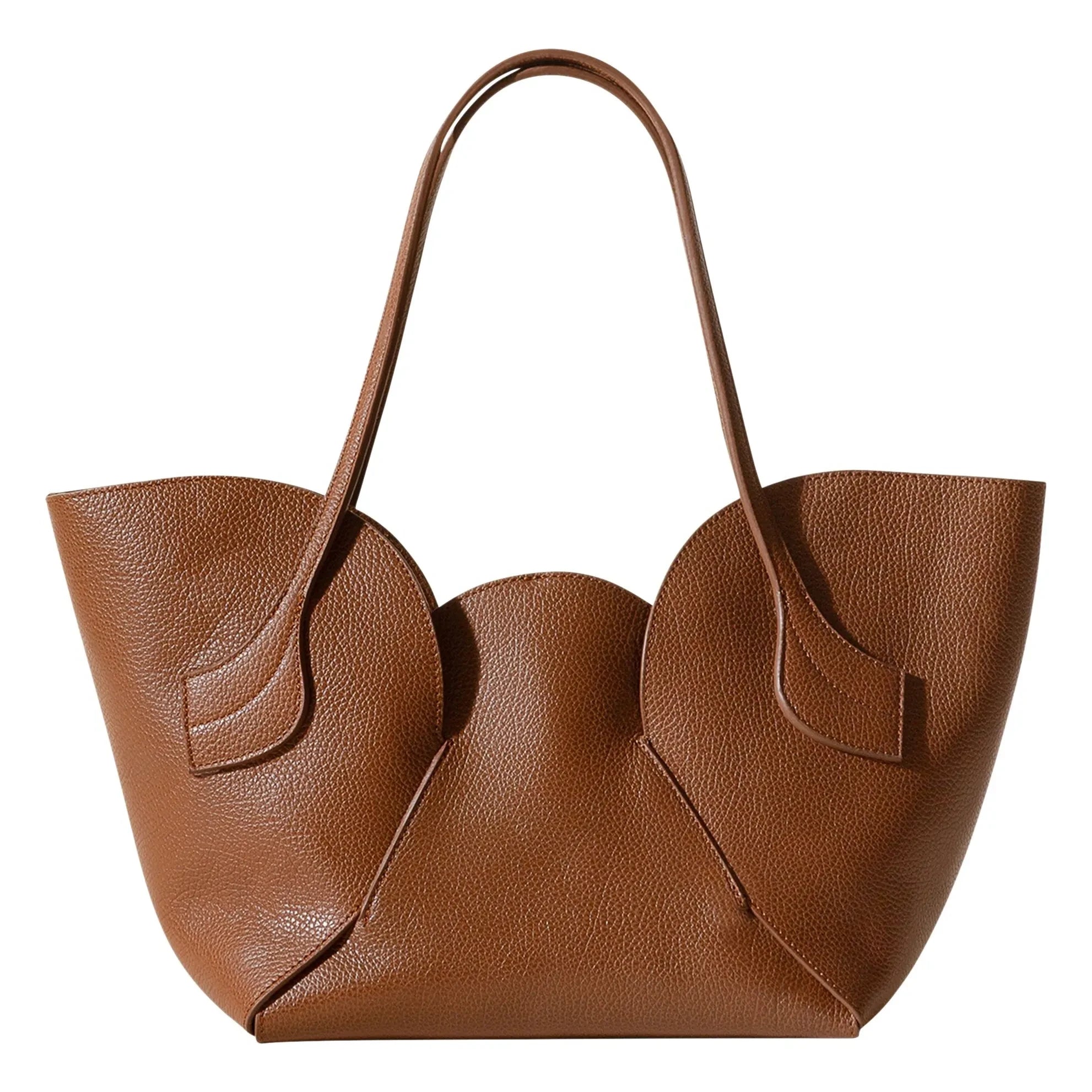 Hereu - Sepal S Tasche Geflecktes Leder | Karamell