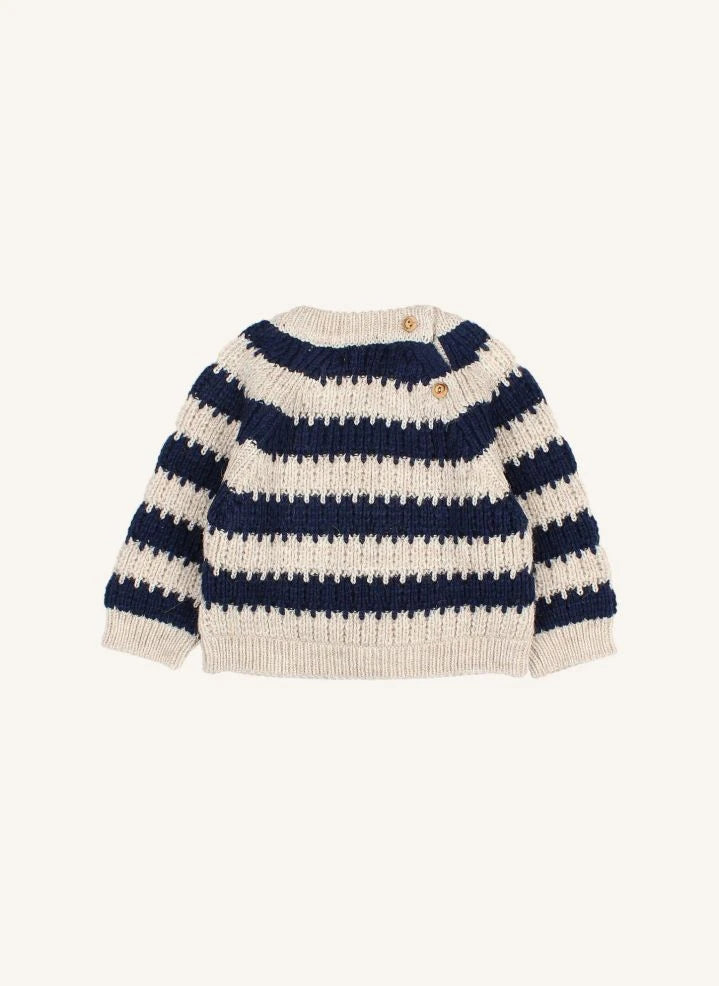 Búho - Wollpullover | Marineblau