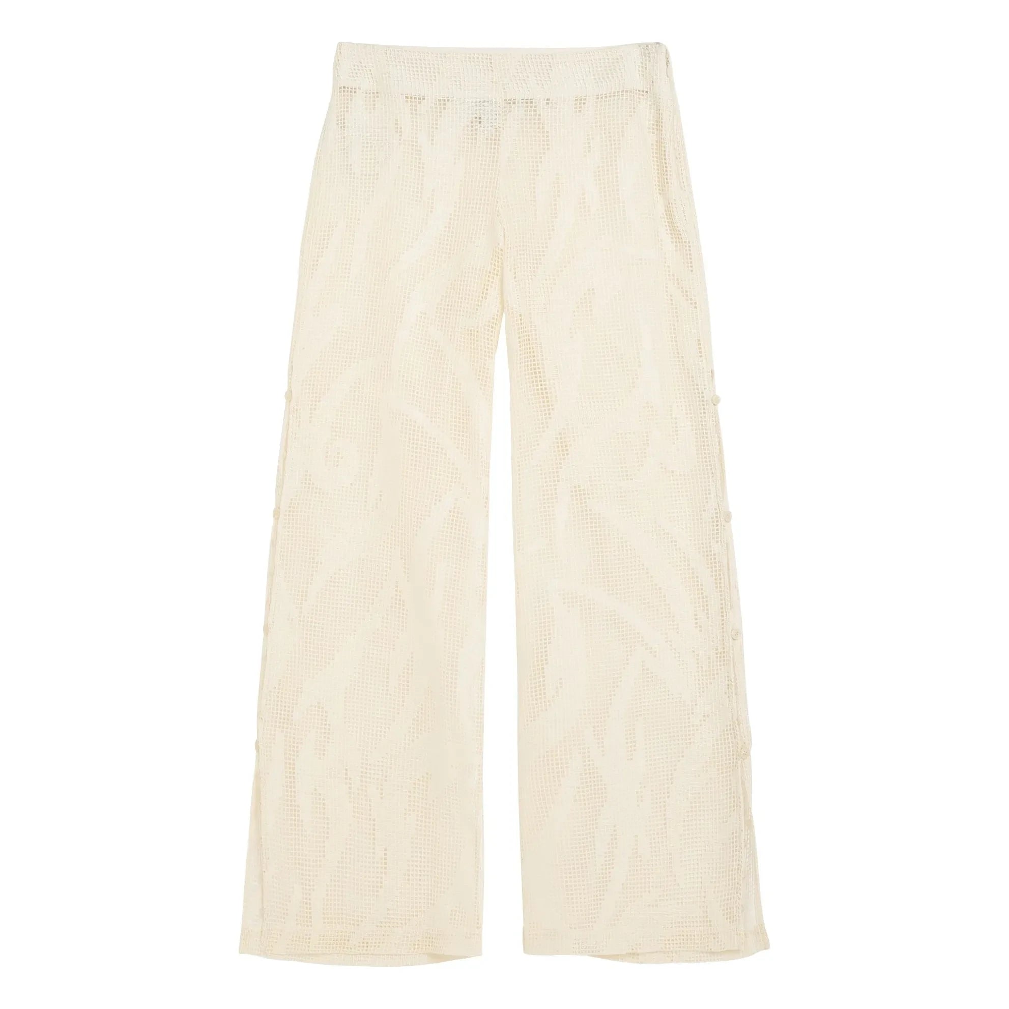 OAS - Tribalo Tavon Häkelhose | Ecru