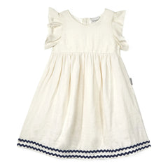 Mipounet - Isaline Leinenkleid | Ecru