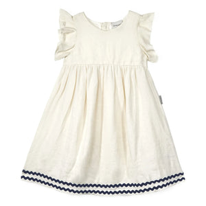 Mipounet - Isaline Leinenkleid | Ecru