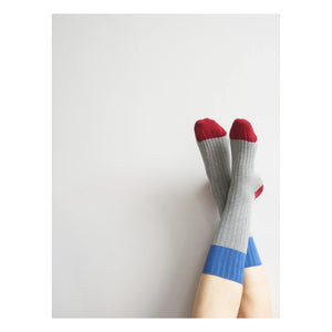 Das Sahnehäubchen - Yvette Socken | Aschgrau