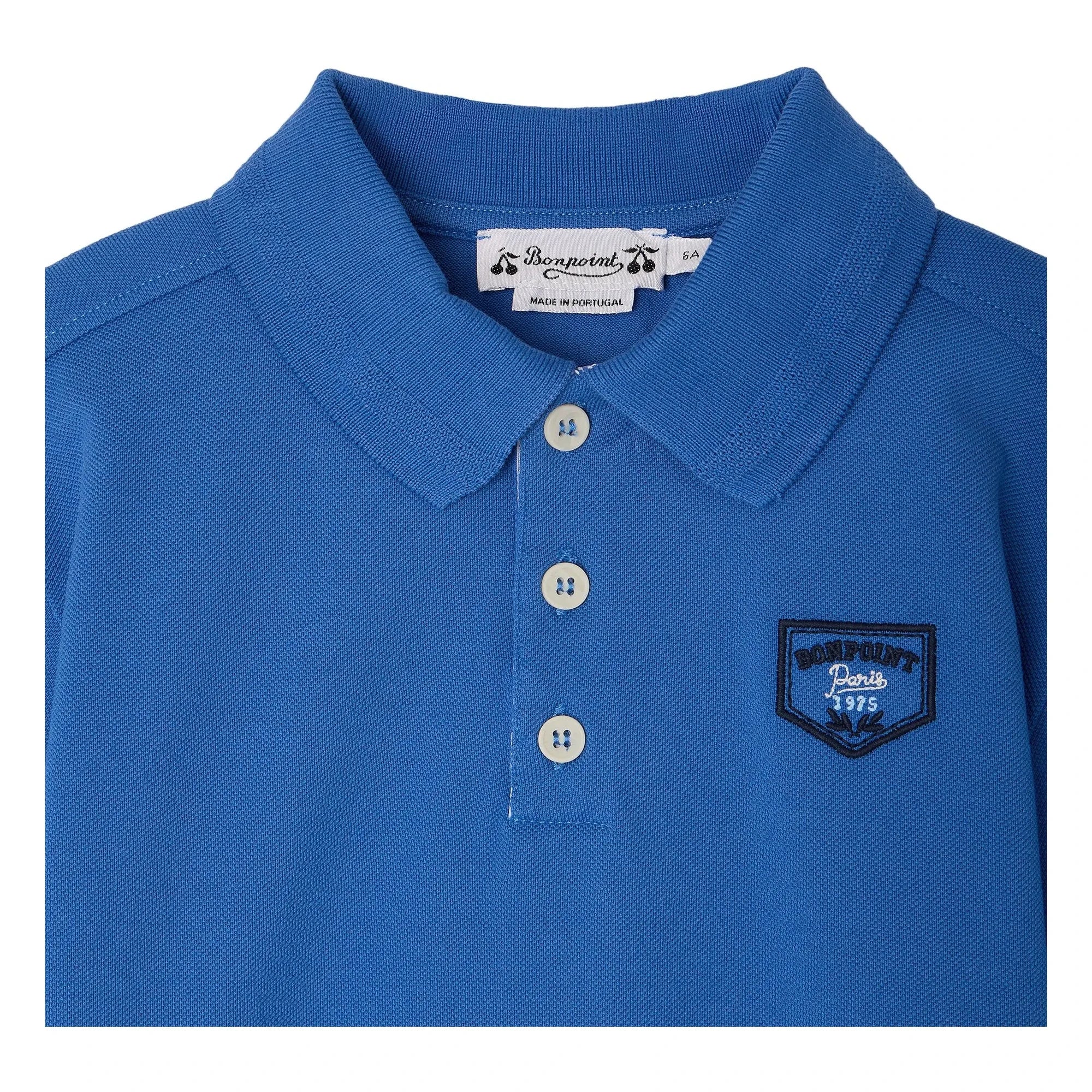 Bonpoint - Elion Poloshirt aus Bio-Baumwolle | Königsblau
