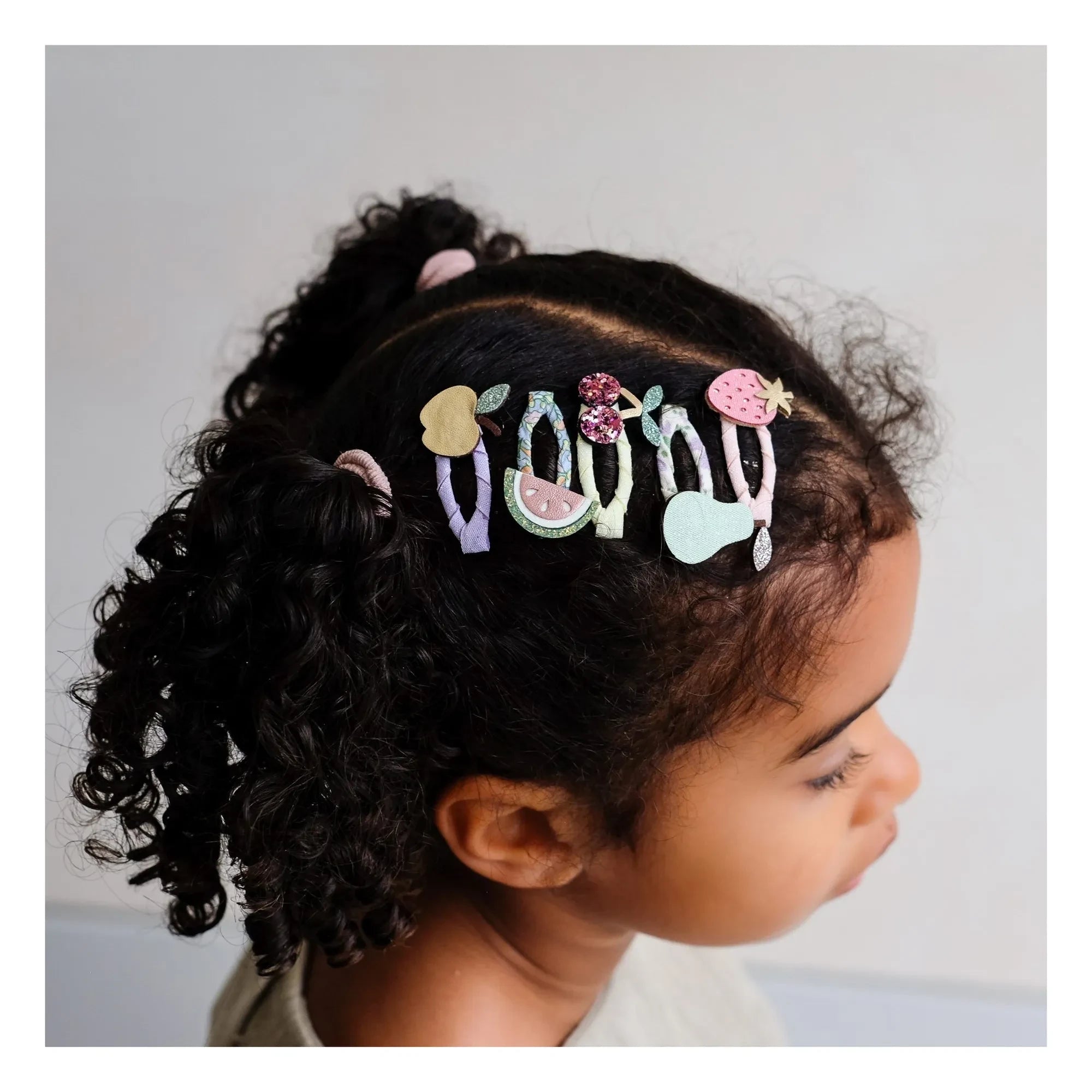 Mimi & Lula – 5 Stück Obstsalat-Barrettes | Lila