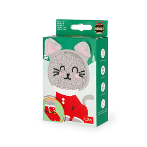 Legami - Erwachsene Weihnachts Hausschuh Socken Kitty Santa - Eine Perfekte Passform!