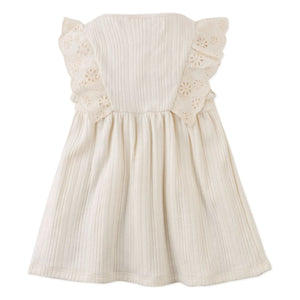 Gingersnaps - Elowyn Besticktes Rüschenkleid | Ecru