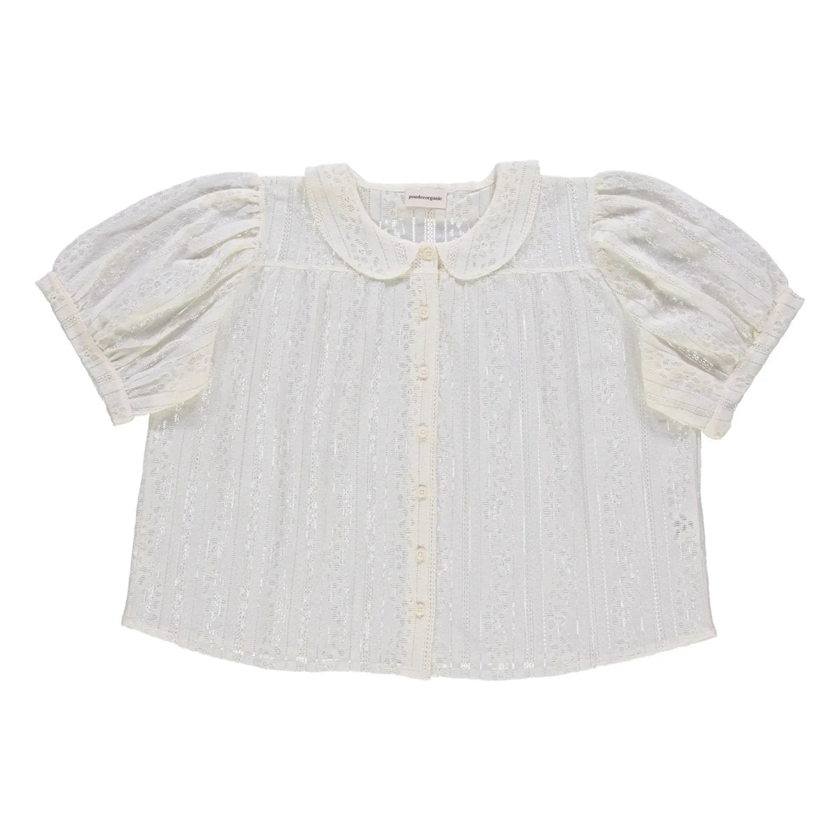 Poudre Organic - Ambre Spitzenbluse | Ecru