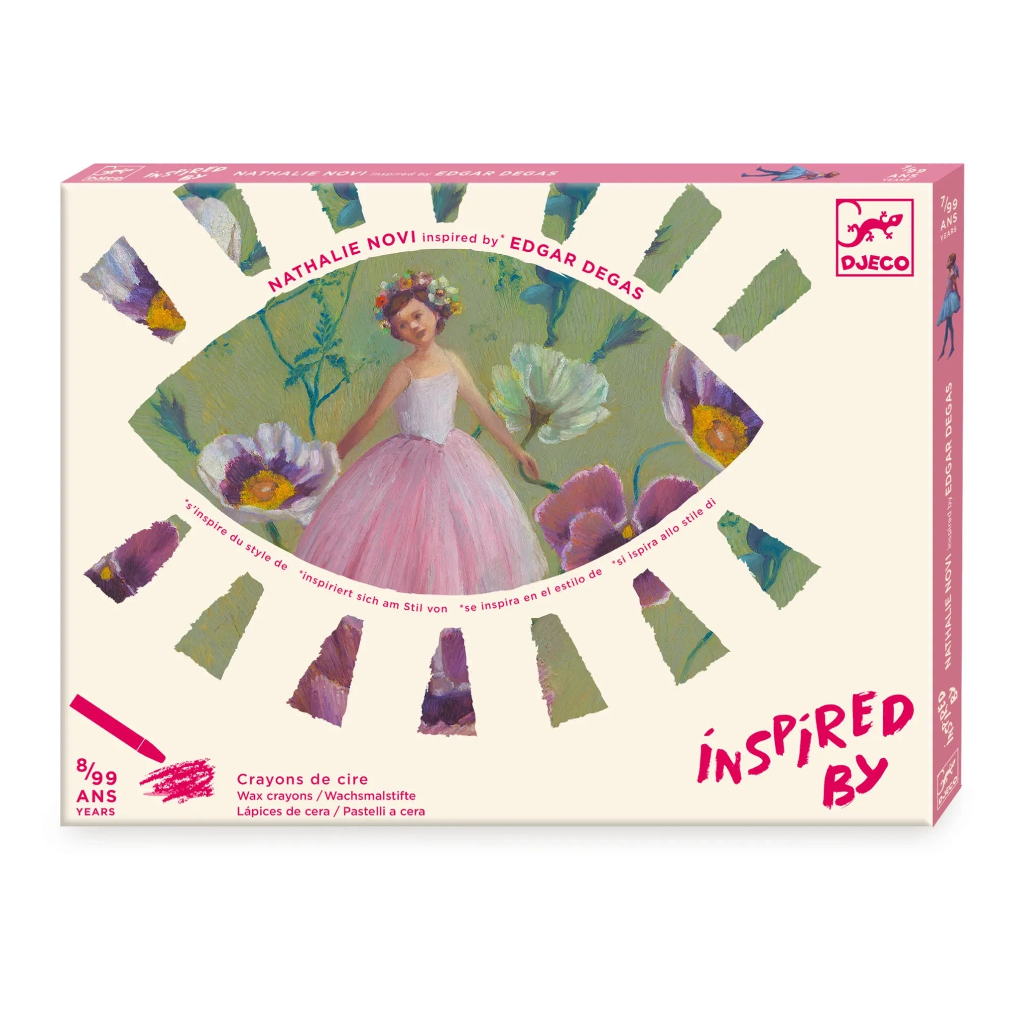 Djeco - Ballerina Ölpastell Aktivitätsset