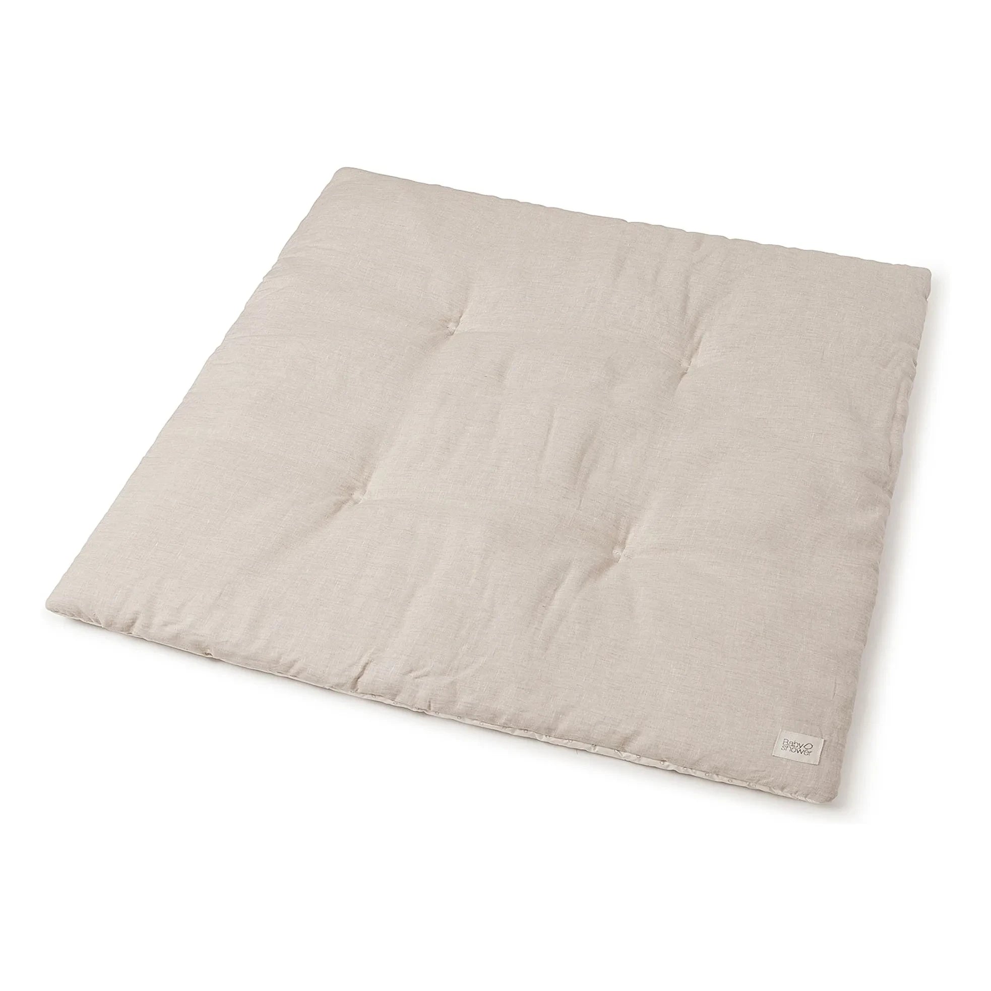 Babyparty - Leinen-Spielmatte | Sand