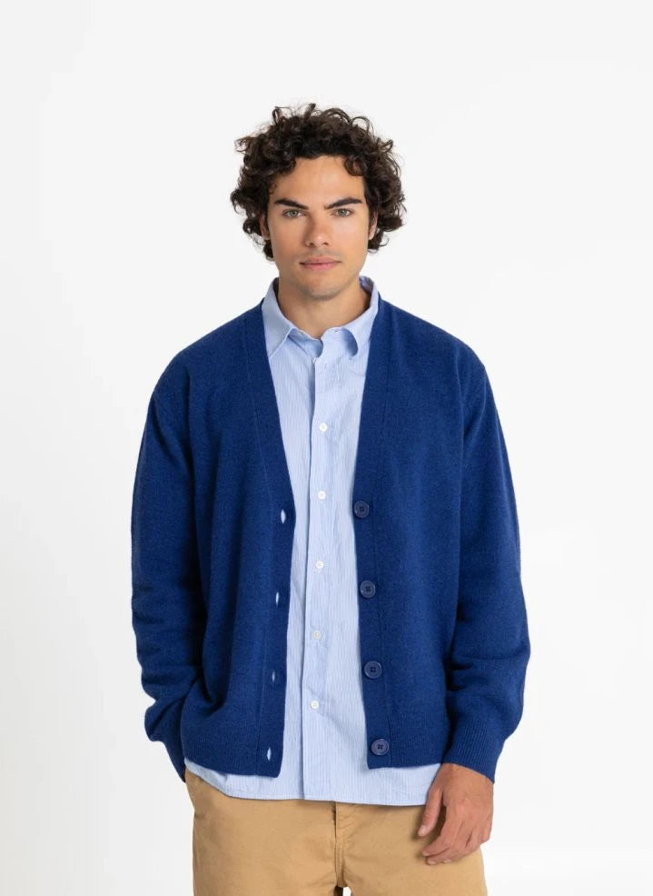 Smallable Man - Rodin Merino Wolljacke | Marineblau