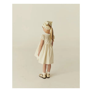 Copenhagen Colors - Kleid mit gerafftem Kragen Bio-Baumwolle | Creme