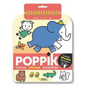 Poppik - Hayvanlar Silinebilir Boyama Kitabı | Çok Renkli