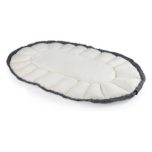 Sebra - 3-in-1 Baby-Pucktuch | Blau