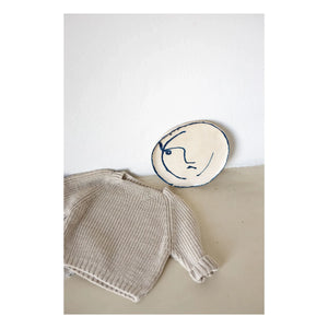 1+ in the family - Mola Leinenpullover | Beige