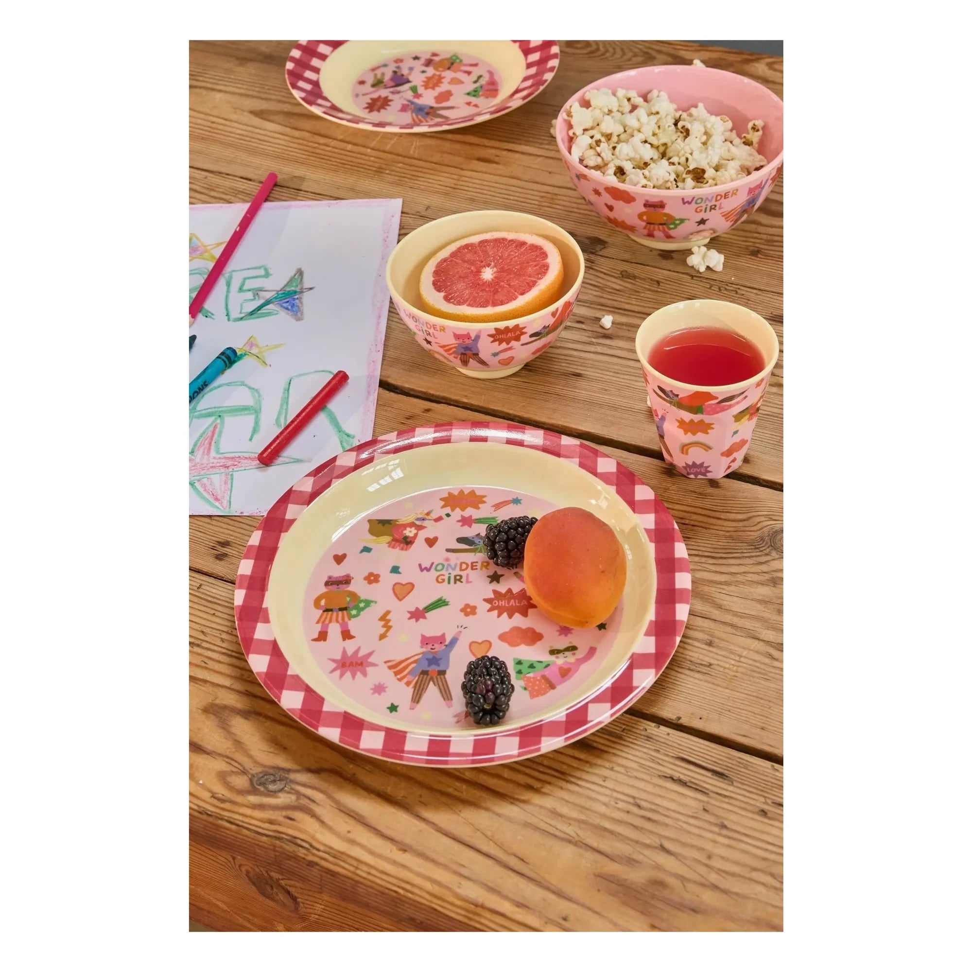 Rice - Hero Melamin Schüssel | Rosa