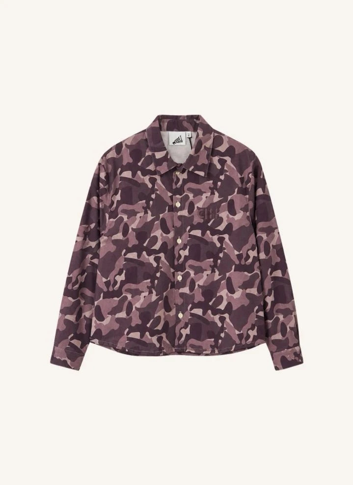 Cos I Said So - Militärisches Camouflage-Overshirt | Dunkelbraun